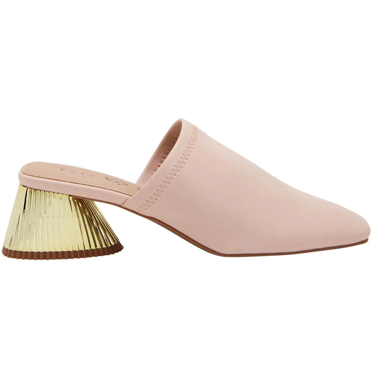 The Clarra Slipon Womens Solid Faux Leather Mules