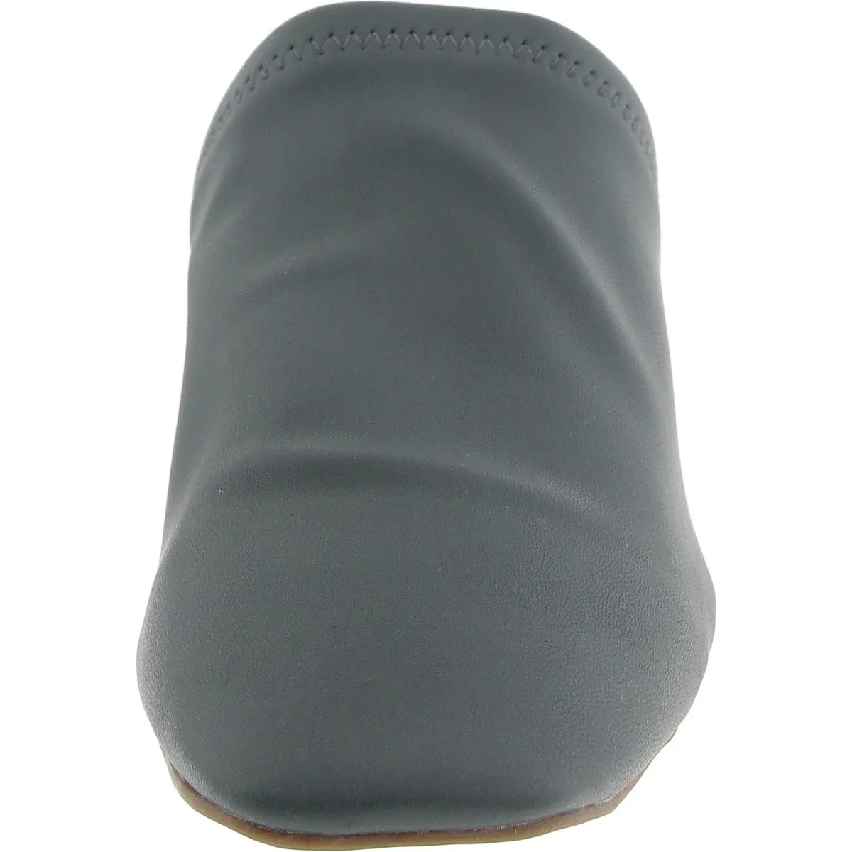 The Clarra Slipon Womens Solid Faux Leather Mules