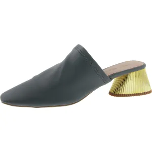 The Clarra Slipon Womens Solid Faux Leather Mules