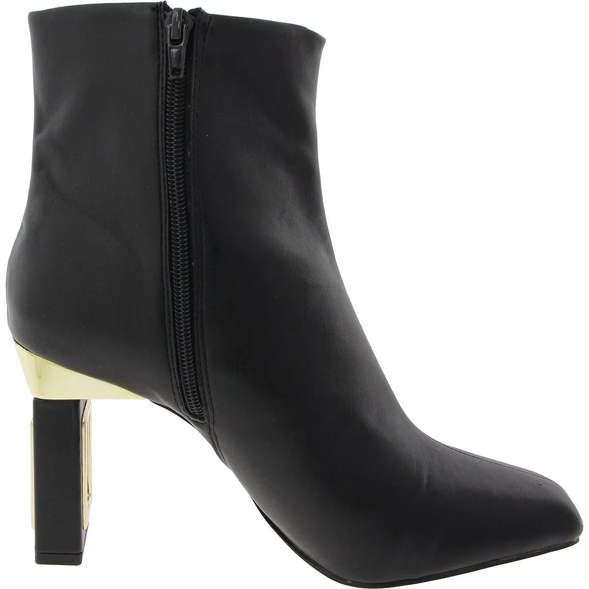 The Hollow Heel Bootie Womens Zipper Manmade Ankle Boots