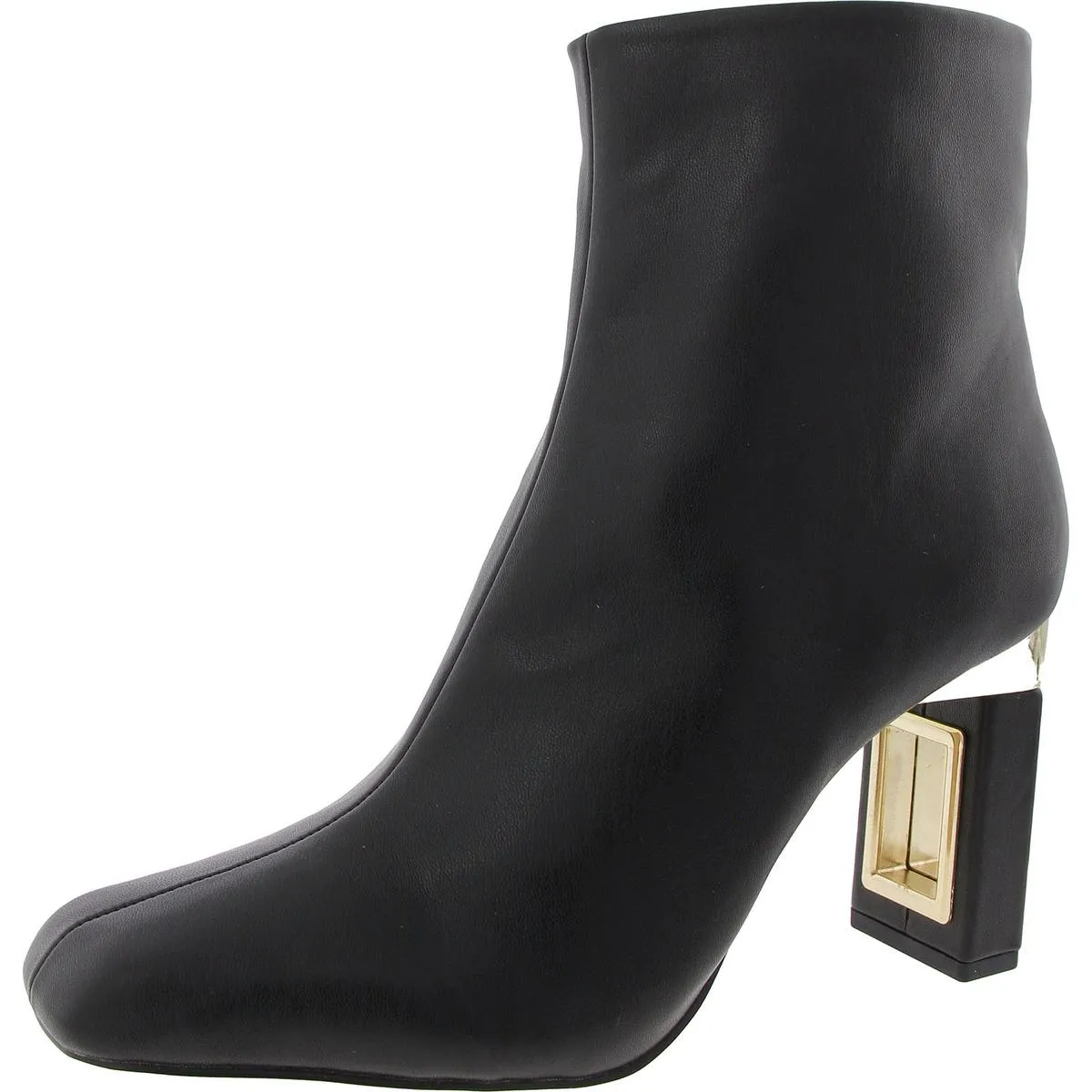 The Hollow Heel Bootie Womens Zipper Manmade Ankle Boots