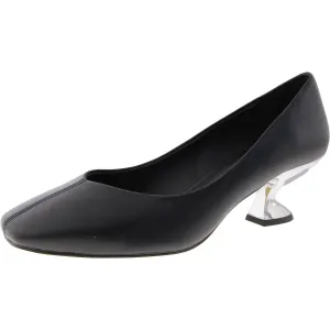 The Laterr Pump Womens Solid Faux Leather Pumps