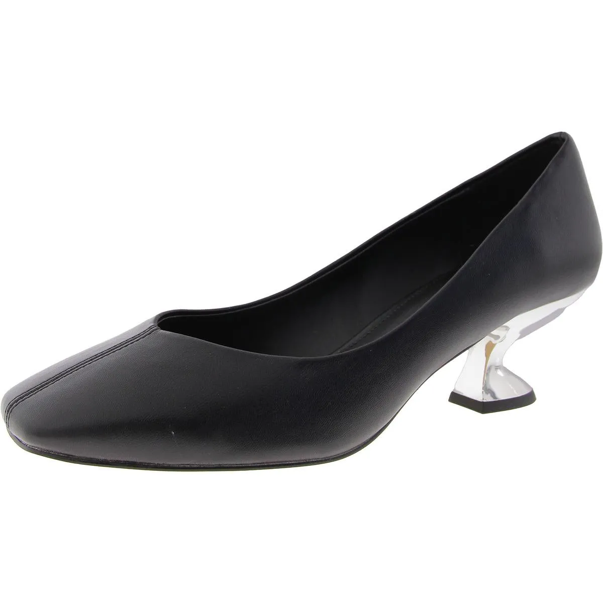 The Laterr Pump Womens Solid Faux Leather Pumps