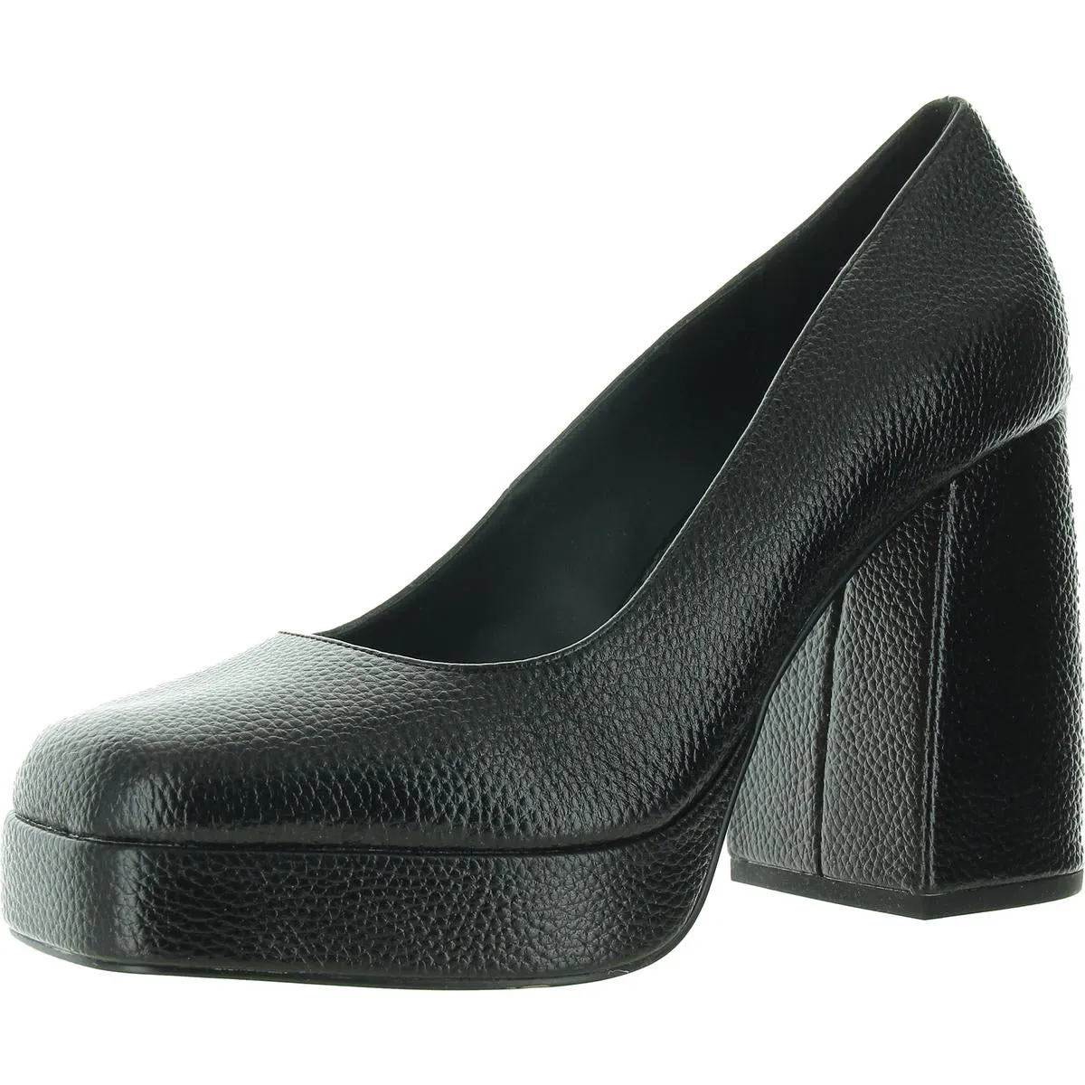 The Uplift Womens Metallic Slip On Platform Heels