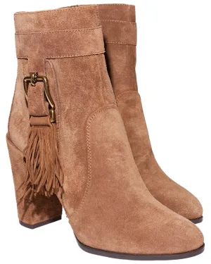 TODs Fringe Suede Boot