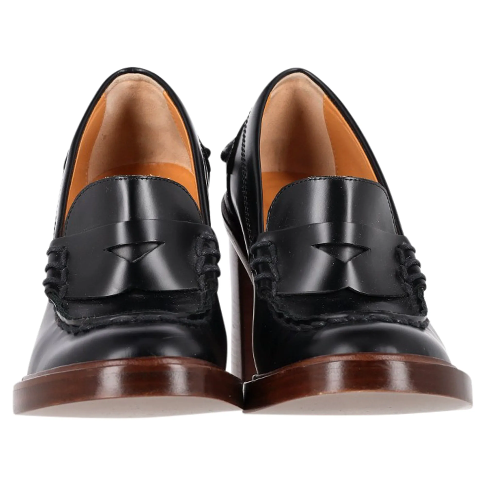 Tod's Loafer Pumps in Black Leather