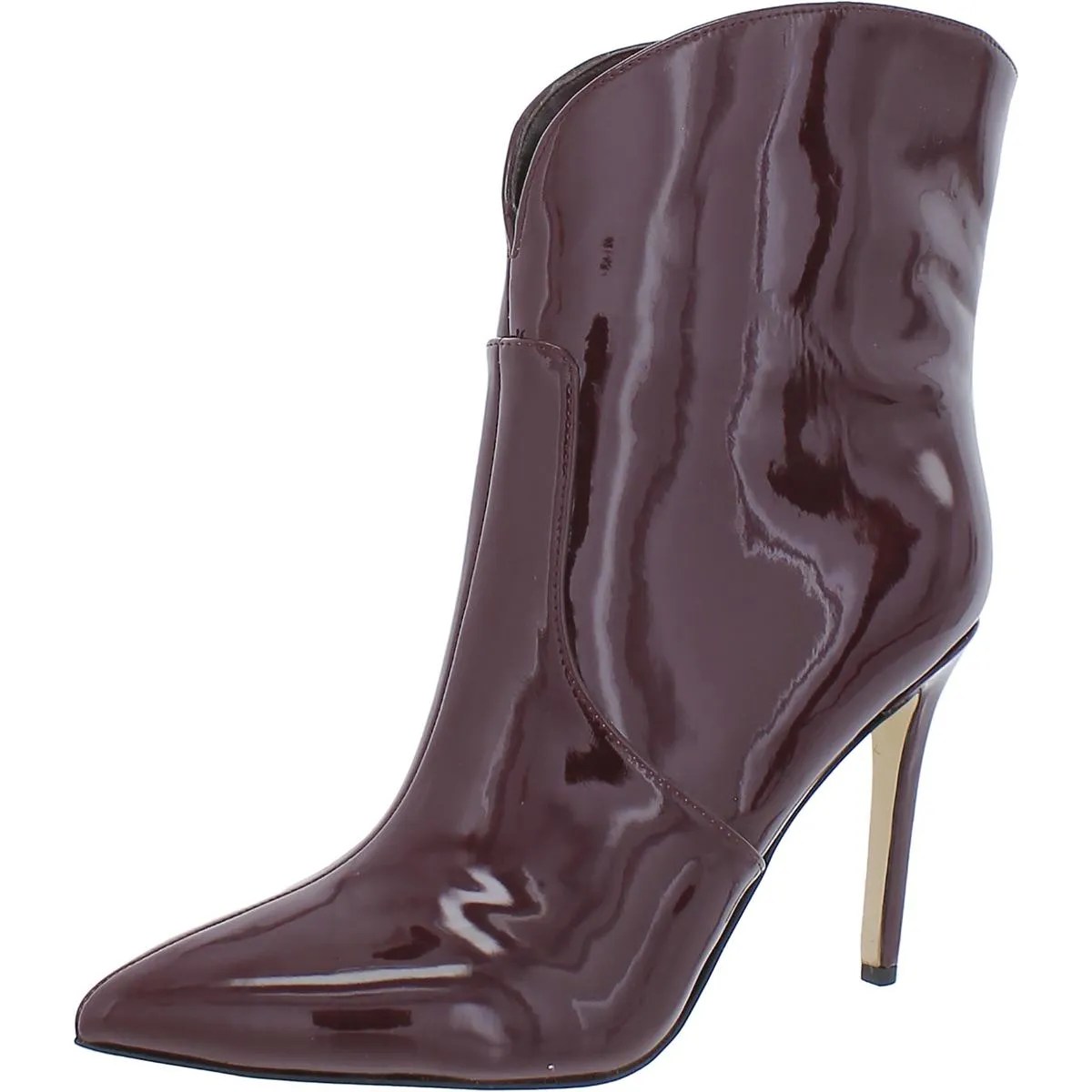 Tolate  Womens Patent Pointed Toe Booties
