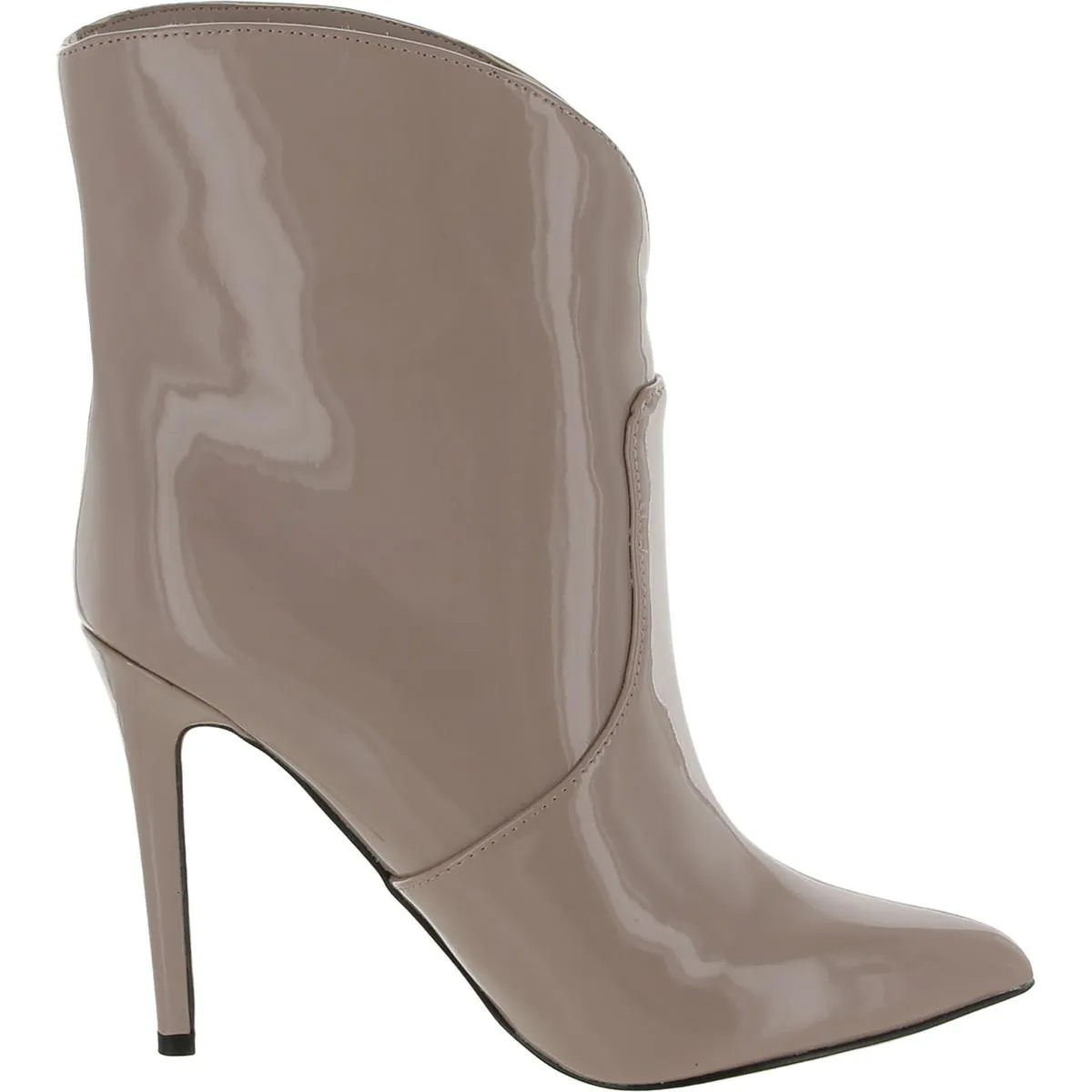 Tolate  Womens Patent Pointed Toe Booties