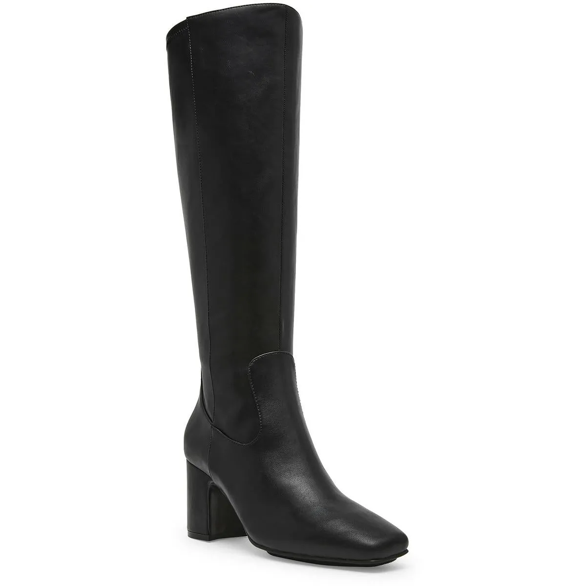 Toronto Womens Wide Calf Faux Leather Knee-High Boots
