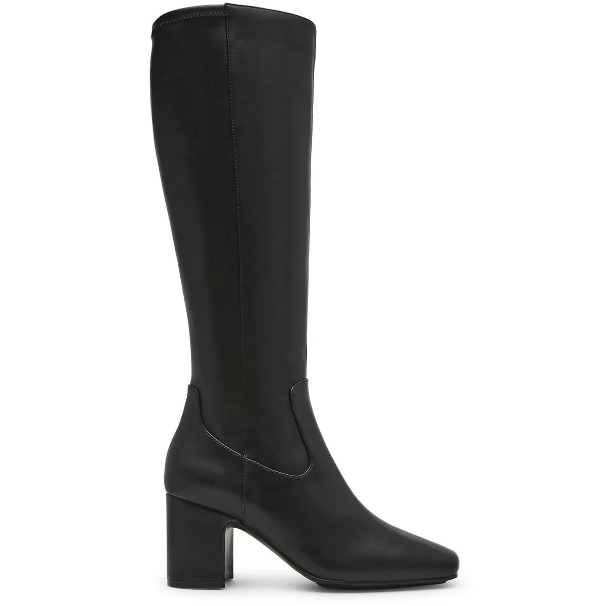 Toronto Womens Wide Calf Faux Leather Knee-High Boots