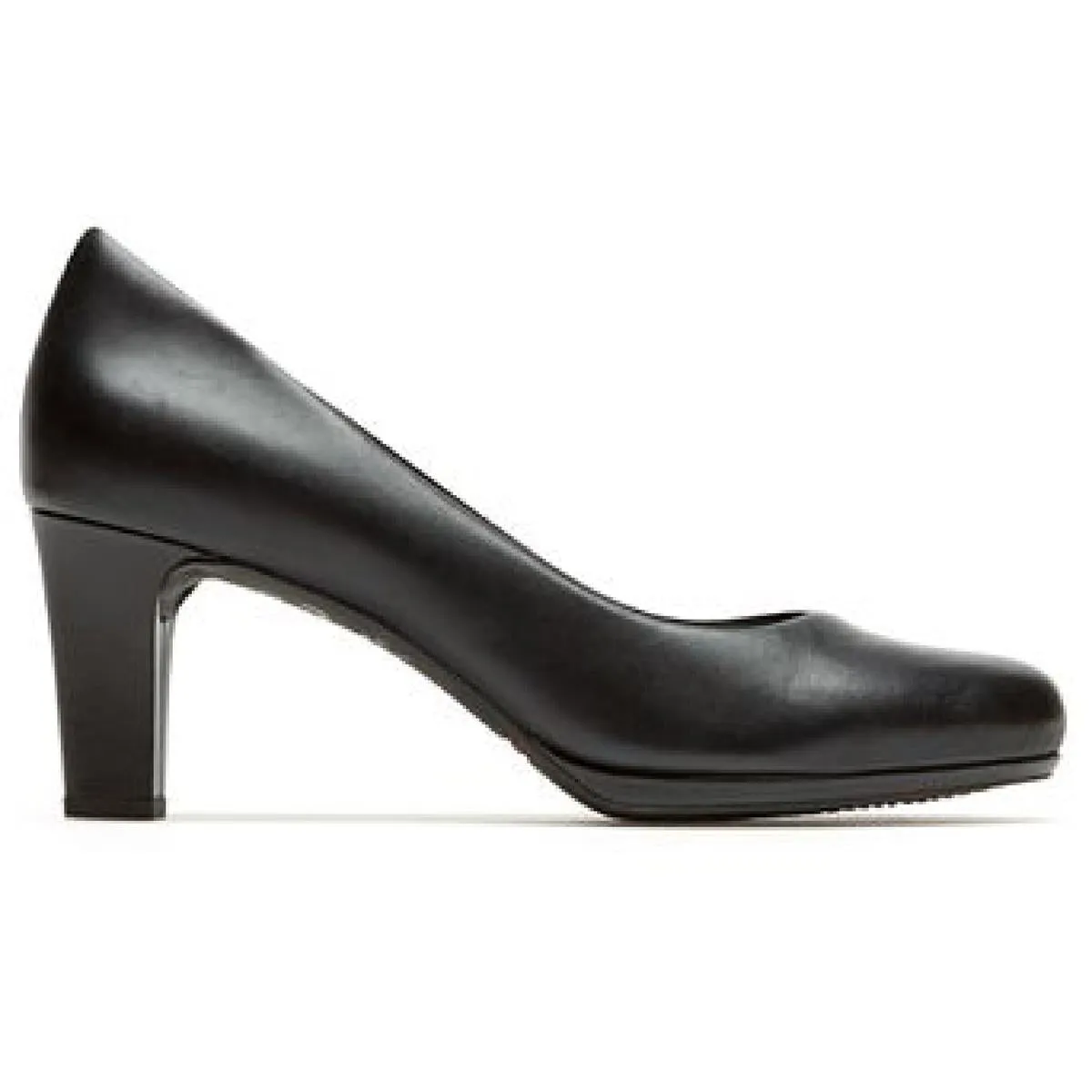 Total Motion Leah Womens Leather Slip On Pumps