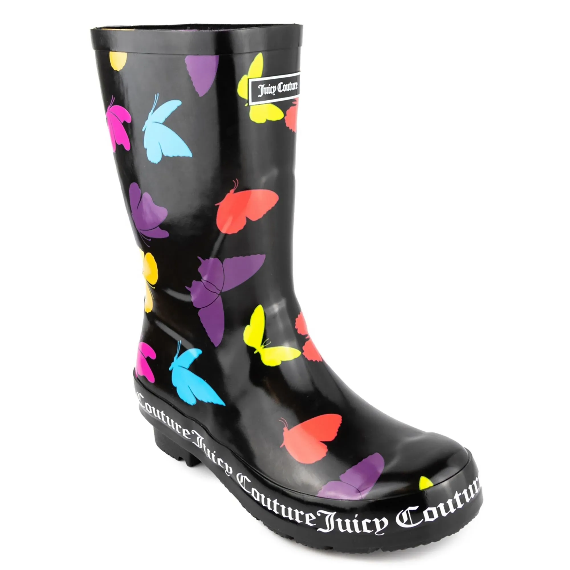 Totally Womens Rubber Waterproof Rain Boots