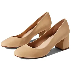 Trance Womens Suede Block Heel Pumps