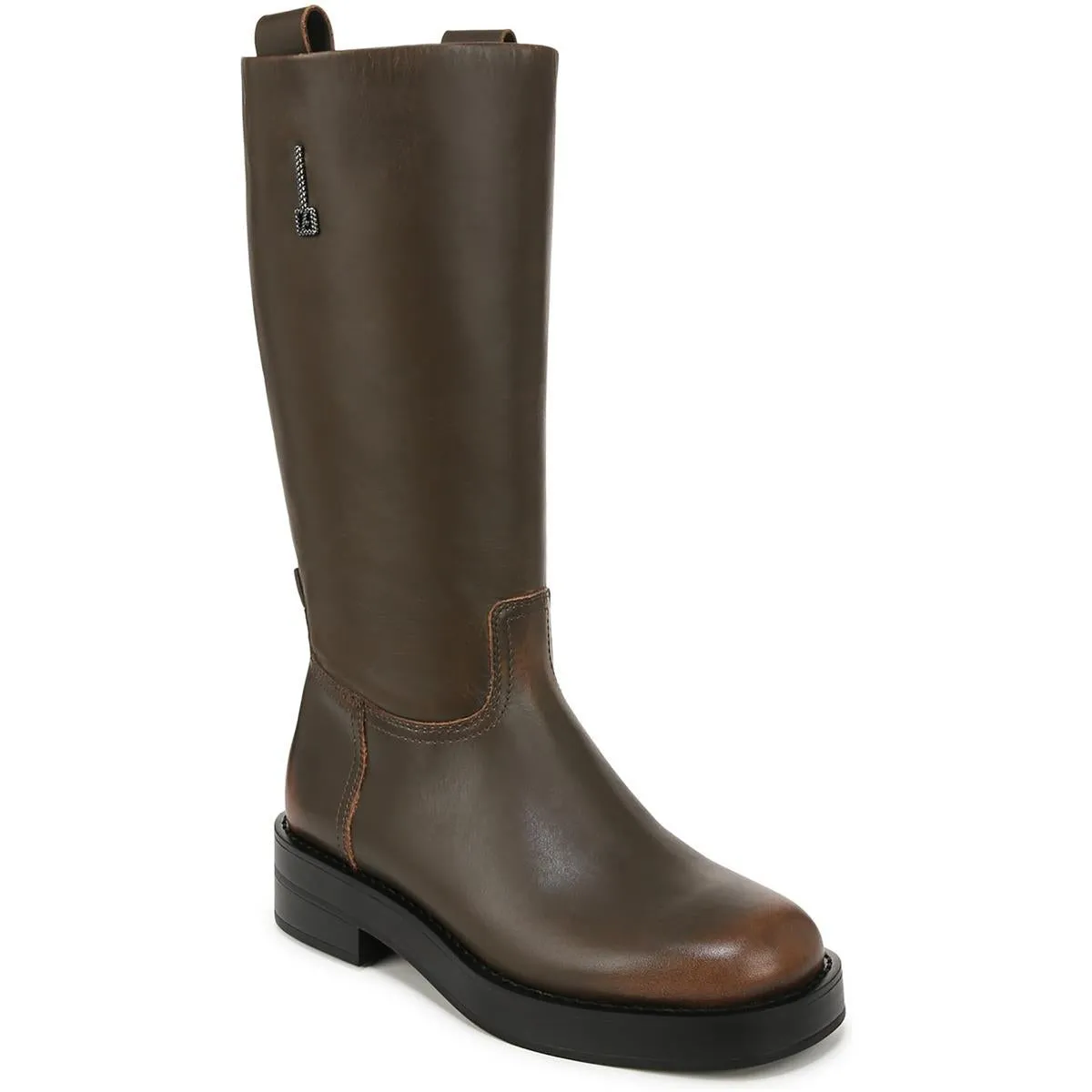 Trevi Womens Leather Tall Knee-High Boots
