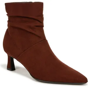 Tribute Womens Zipper Faux Suede Booties