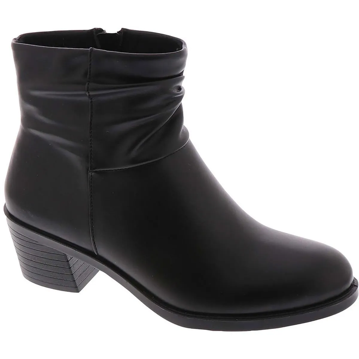 True  Womens Pull On Dressy Ankle Boots