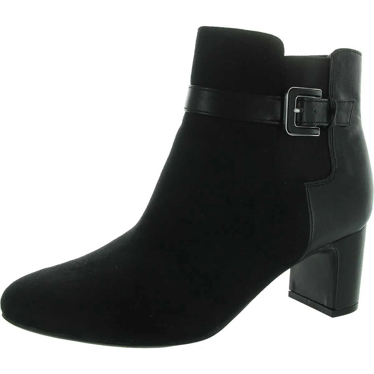 Truly Womens Zipper Faux Suede Booties