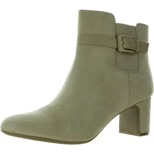 Truly Womens Zipper Faux Suede Booties