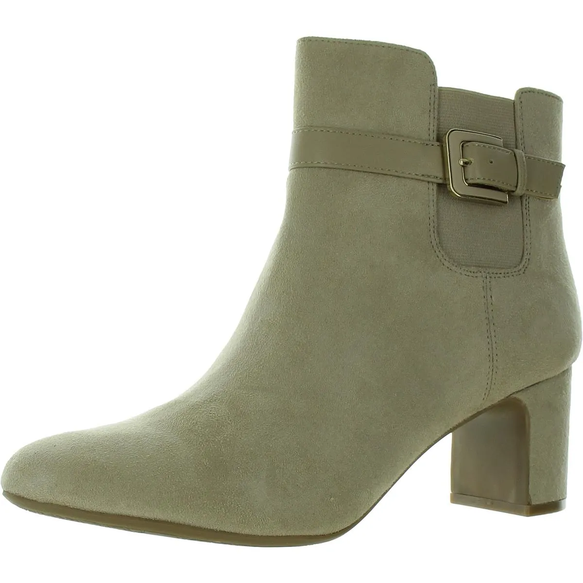 Truly Womens Zipper Faux Suede Booties