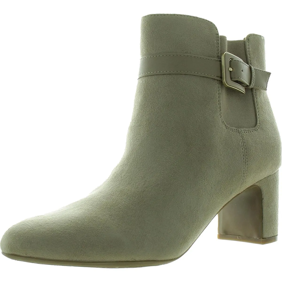 Truly Womens Zipper Faux Suede Booties