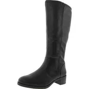 Tucker Plus Womens Wide Calf Faux Leather Knee-High Boots