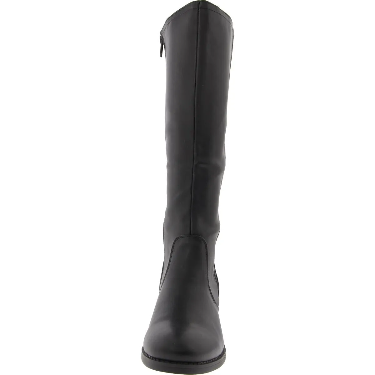Tucker Plus Womens Wide Calf Faux Leather Knee-High Boots