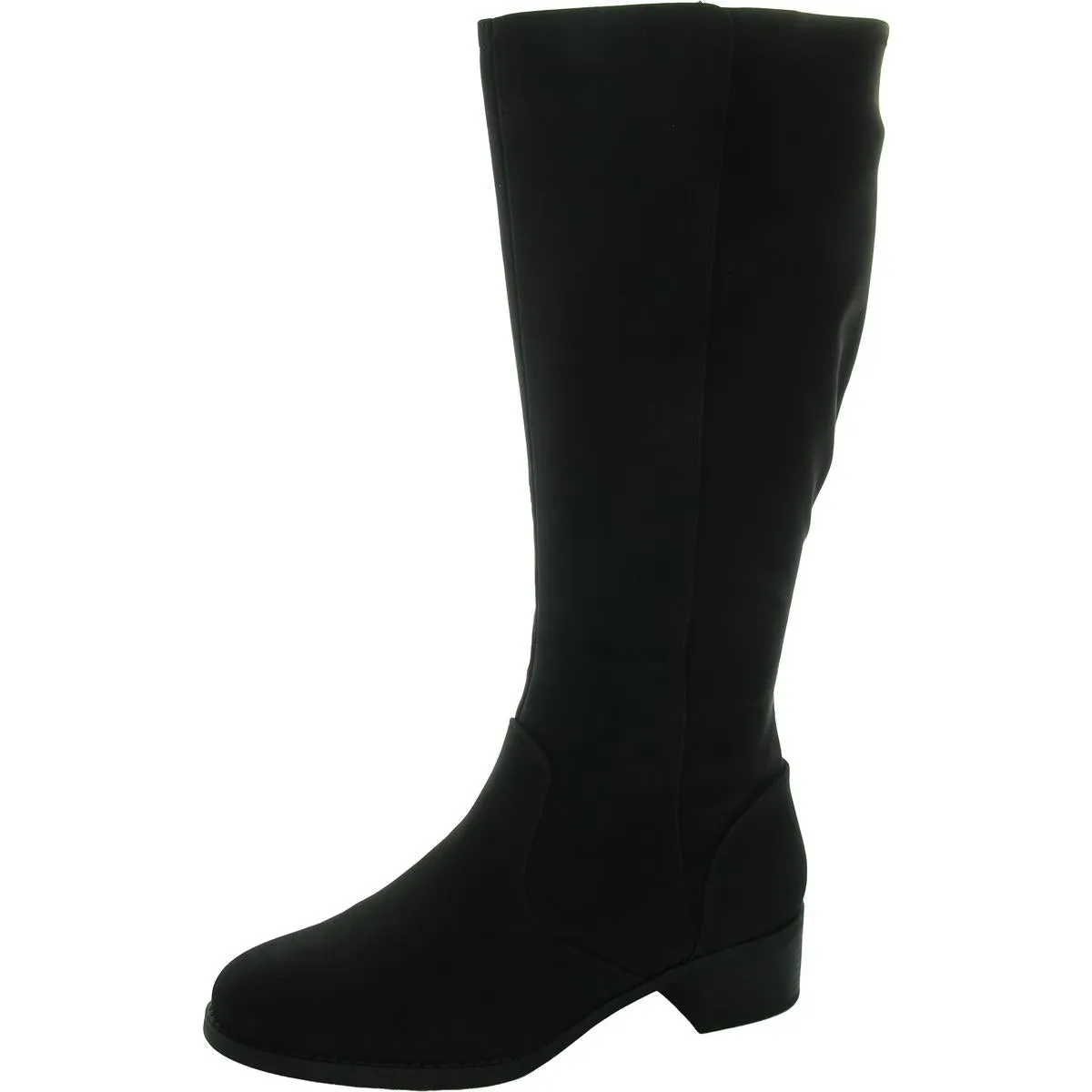TUCKER Womens Zipper Synthetic Knee-High Boots