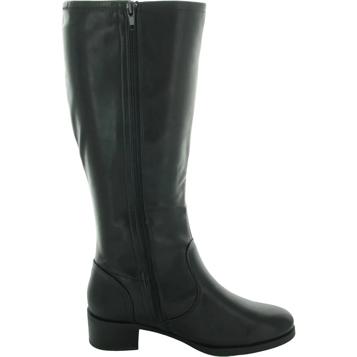 TUCKER Womens Zipper Synthetic Knee-High Boots