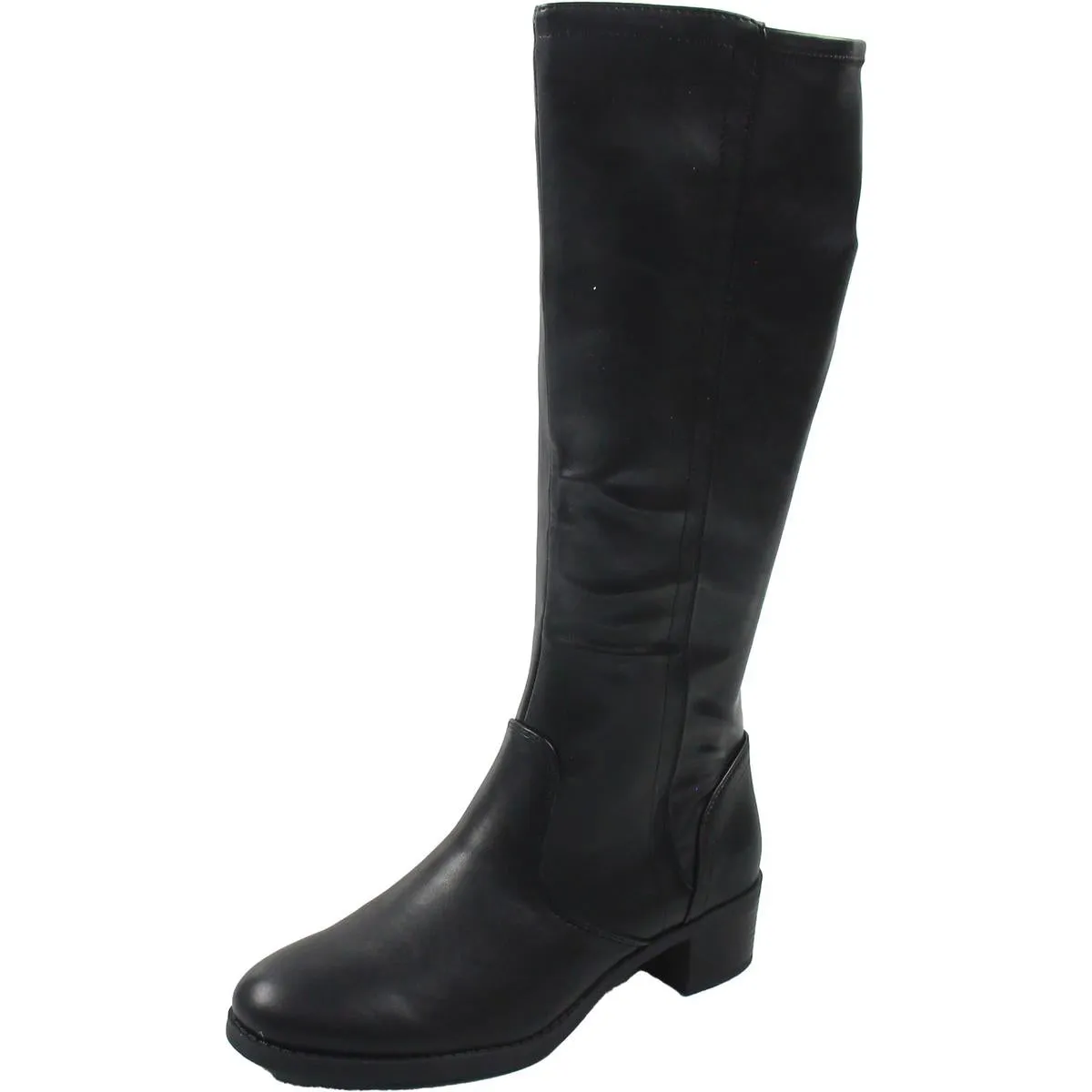 TUCKER Womens Zipper Synthetic Knee-High Boots