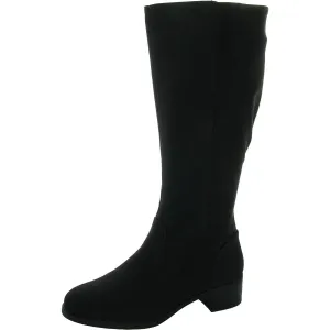 TUCKER Womens Zipper Synthetic Knee-High Boots