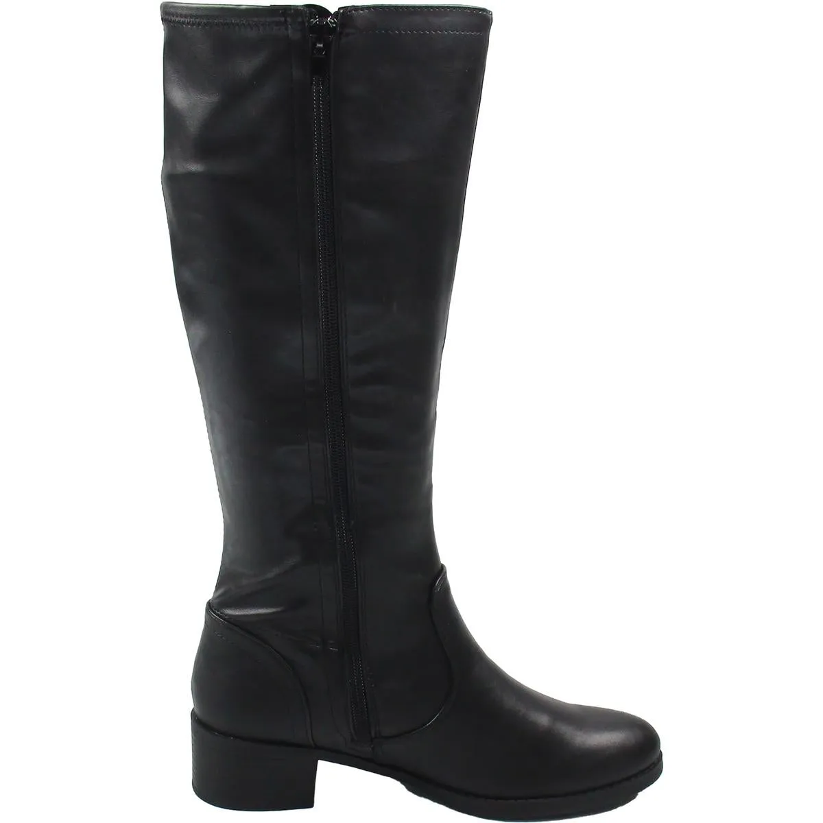TUCKER Womens Zipper Synthetic Knee-High Boots