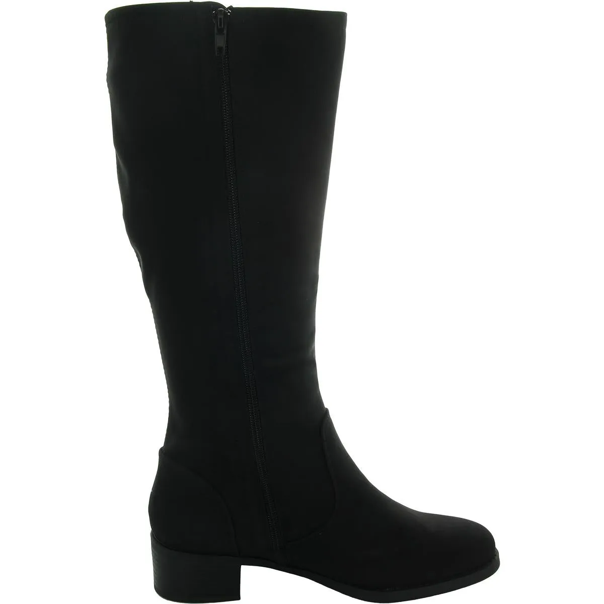 TUCKER Womens Zipper Synthetic Knee-High Boots