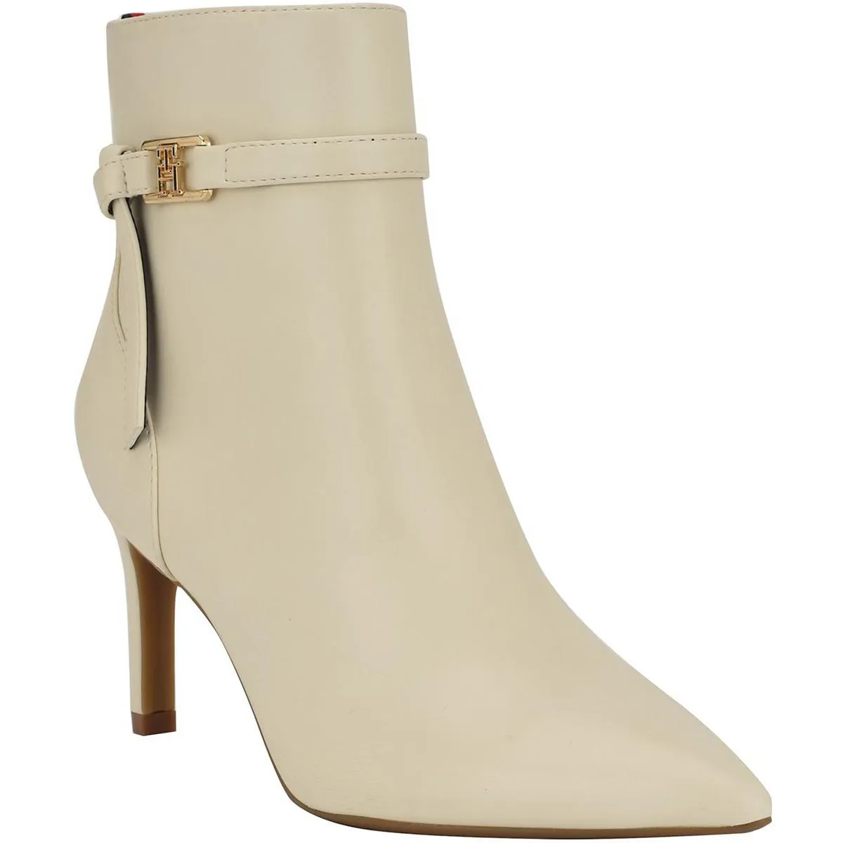 TWJORINE Womens Logo Manmade Ankle Boots