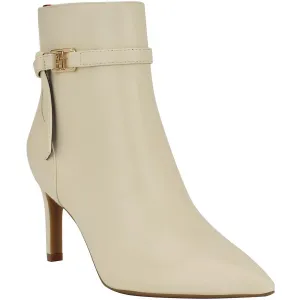 TWJORINE Womens Logo Manmade Ankle Boots