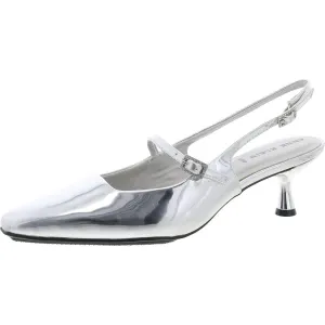Tyra Womens Patent Mary Jane Slingback Heels