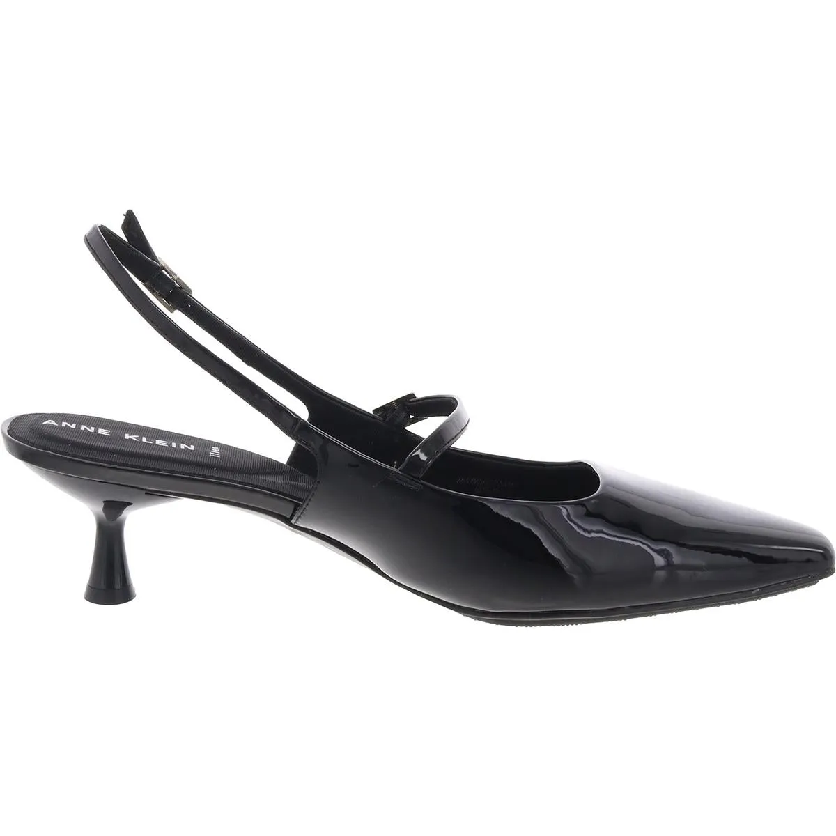 Tyra Womens Patent Mary Jane Slingback Heels