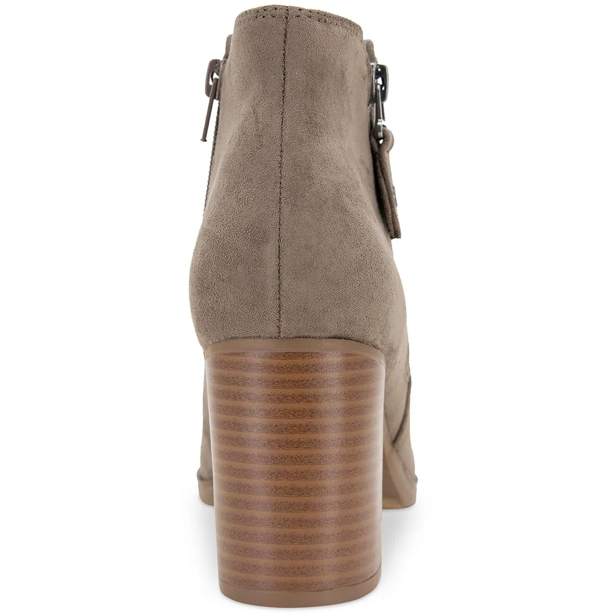 Ulianaa Womens Zip Up Peep Toe Booties