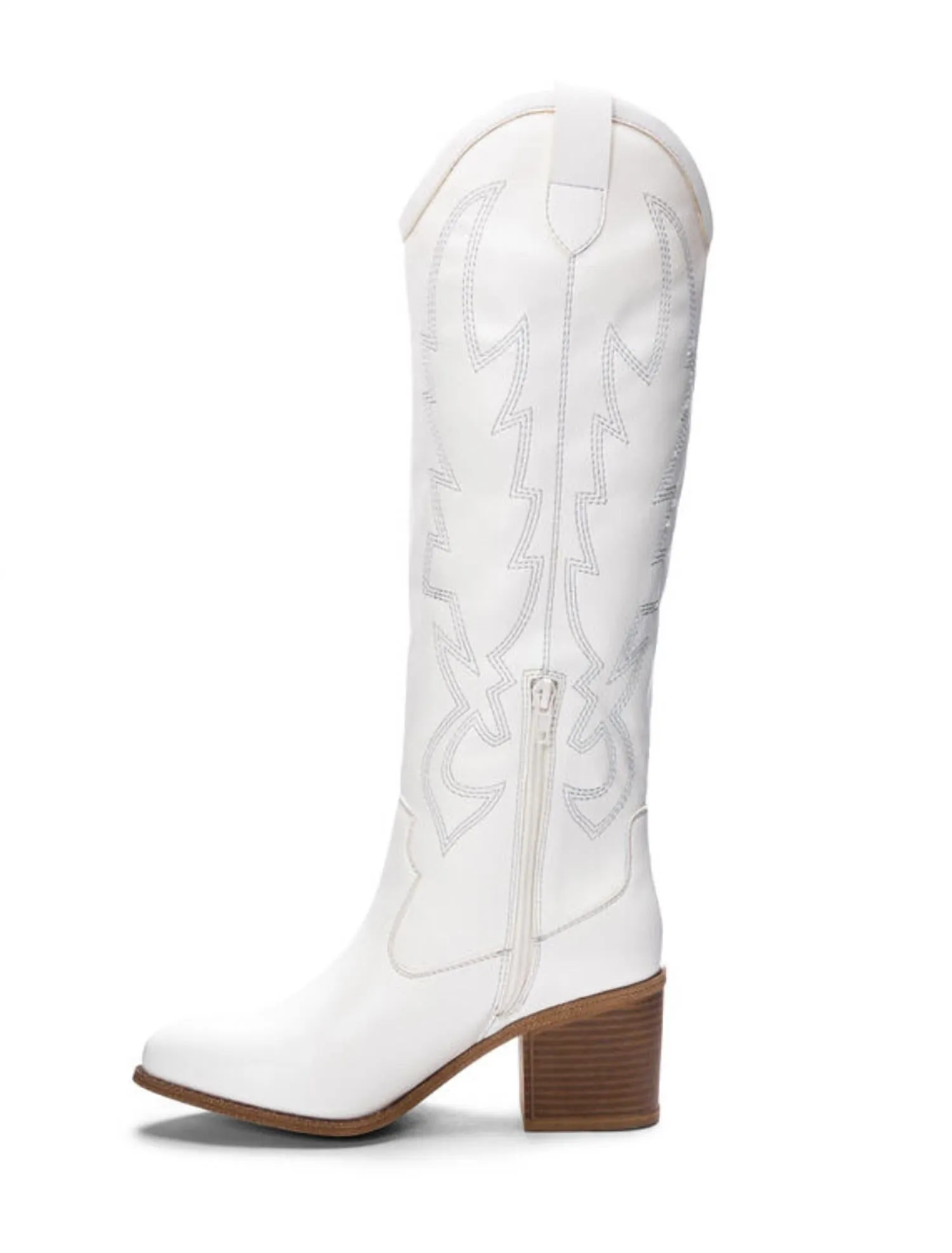 Upwind Western Boot In White