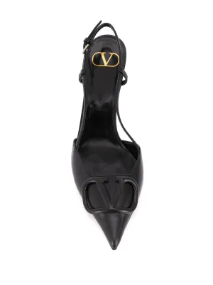 Valentino 80Mm Vlogo Signature Slingback Pumps