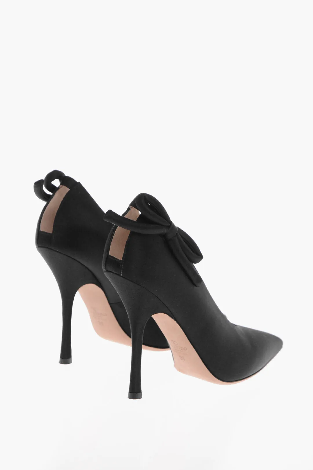 Valentino Satin Pumps With Side Bow 11Cm