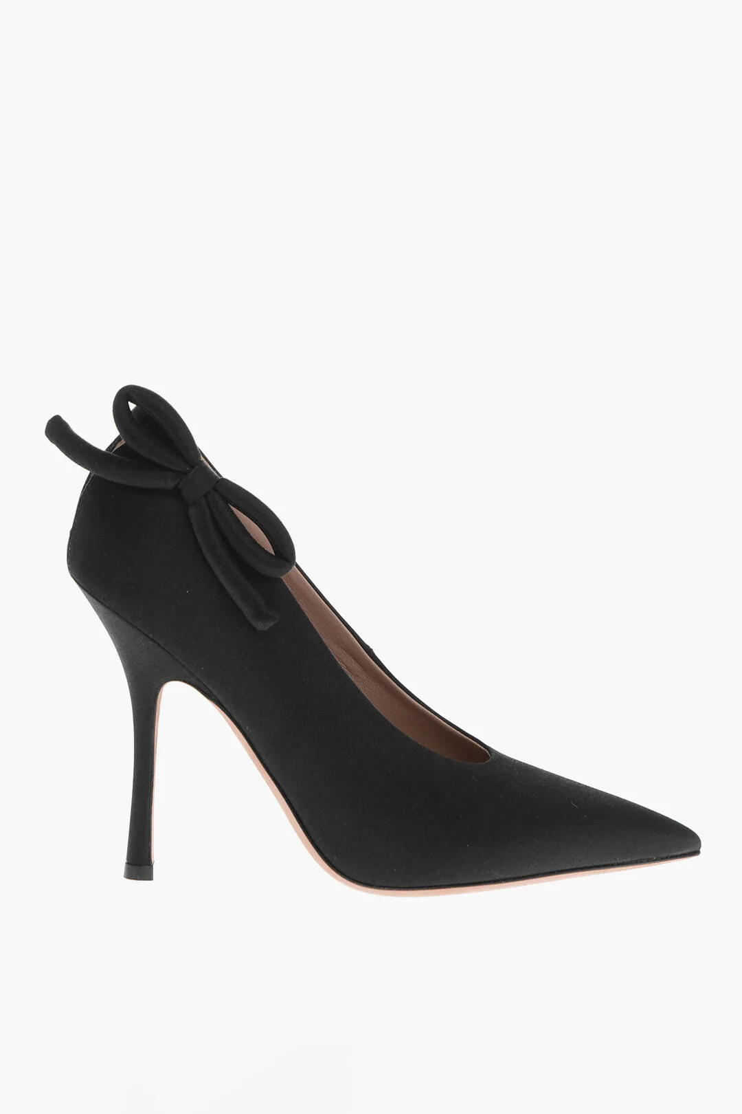 Valentino Satin Pumps With Side Bow 11Cm