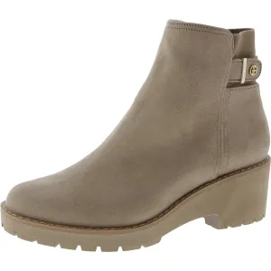 Vedaa Womens Zip Up Lug Sole Ankle Boots