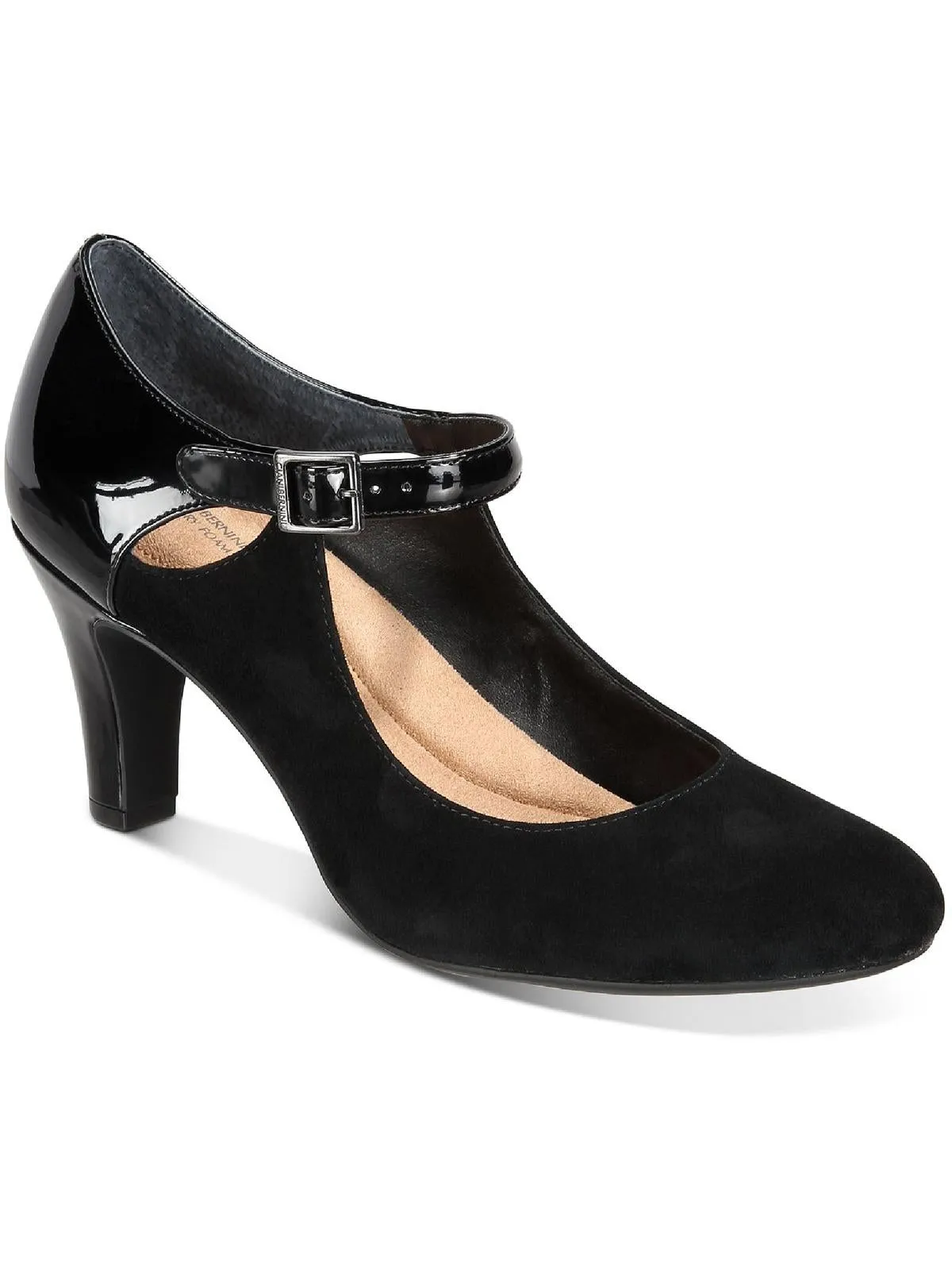 Velmah Womens Ankle Strap Mary Jane Heels