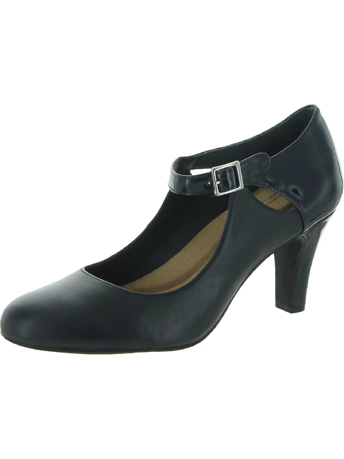 Velmah Womens Ankle Strap Mary Jane Heels