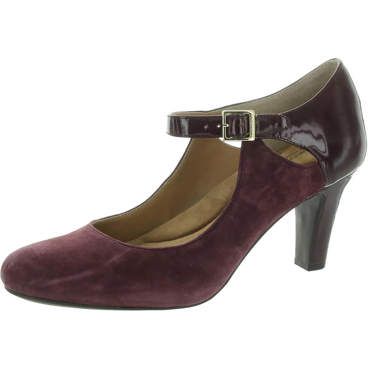 Velmah Womens Ankle Strap Mary Jane Heels