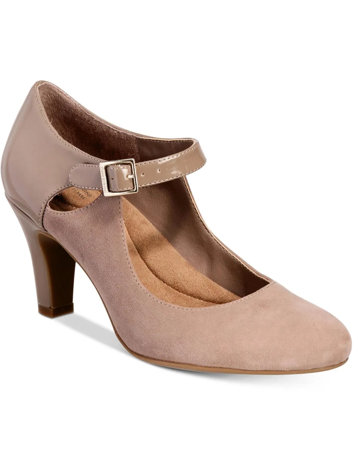 Velmah Womens Ankle Strap Mary Jane Heels