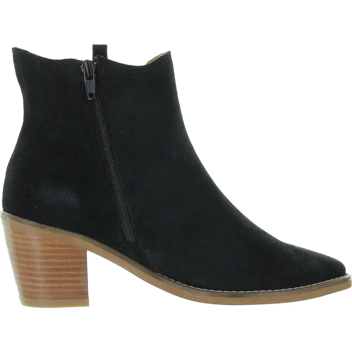 Veronika Womens Cut-Out Suede Ankle Boots
