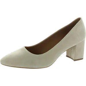 Vicki Womens Cushioned Footbed Suede Pumps