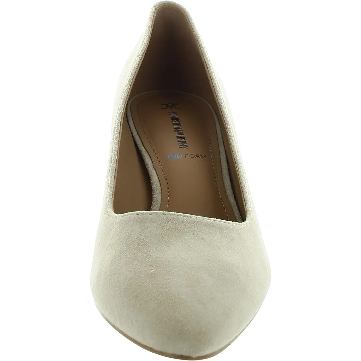 Vicki Womens Cushioned Footbed Suede Pumps