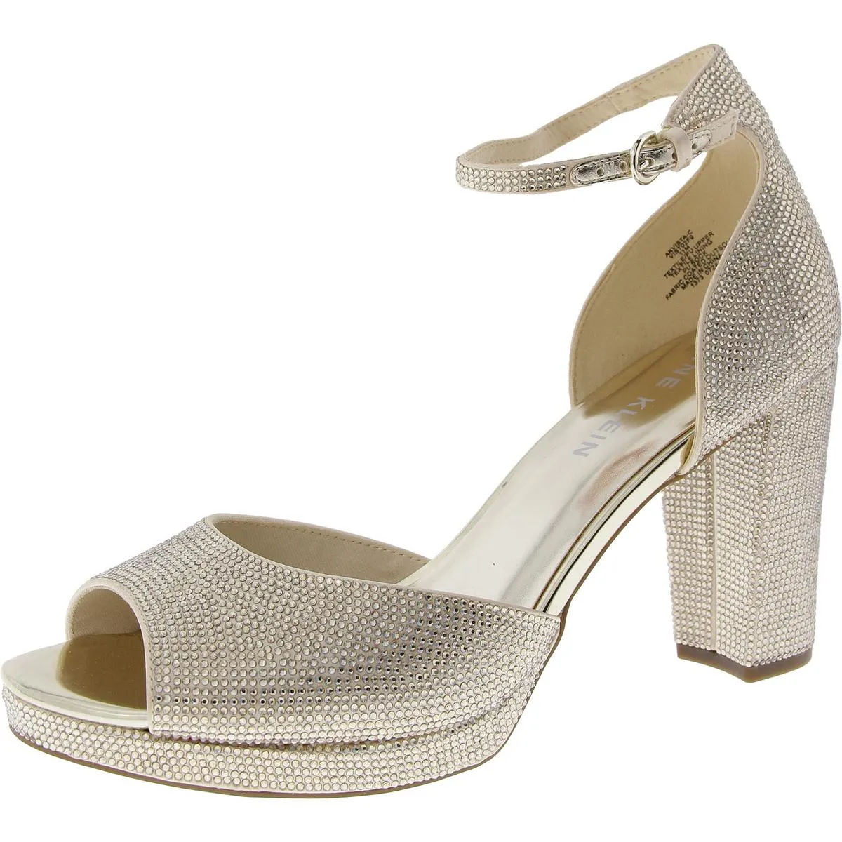 Vista Womens Block Heel Ankle Strap Block Heels
